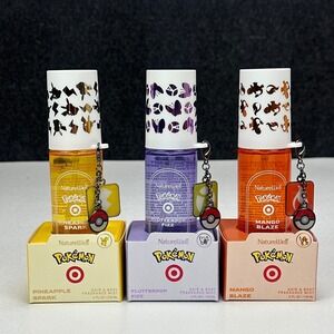 NatureWell Pokemon Hair & Body Fragrance Mist Set 3pk Pineapple Mango Flutterpop